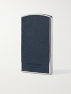 MONTBLANC - Sartorial Cross-Grain Leather and Silver-Tone Card Case