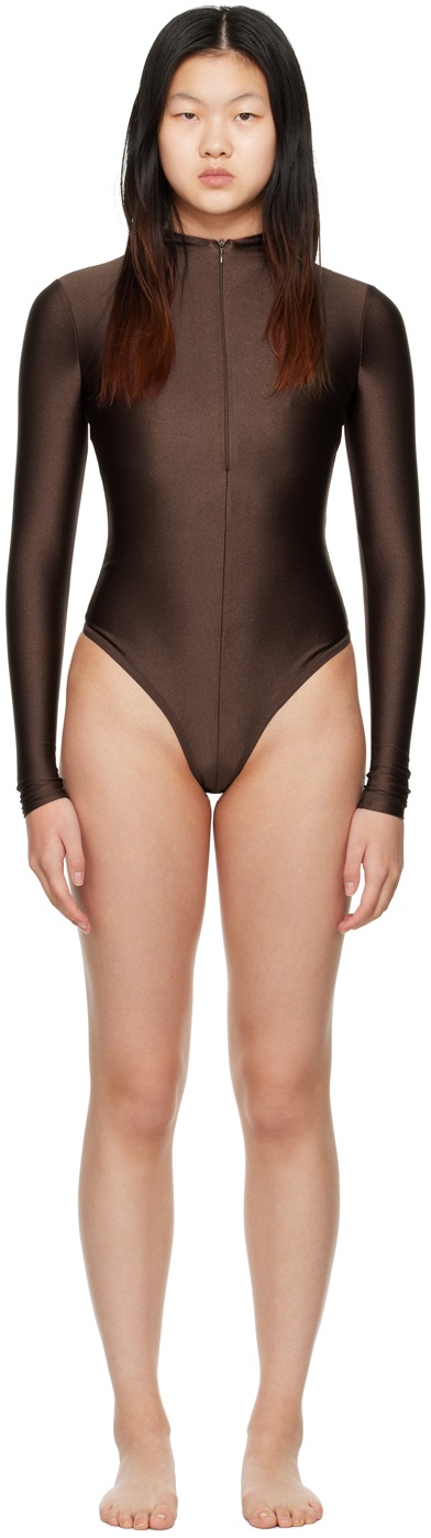 Skims Disco Long Sleeve Bodysuit  Onyx - ShopStyle Plus Size Intimates