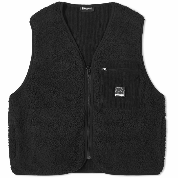 Photo: Pleasures Men's Infinite Reversible Vest in Black