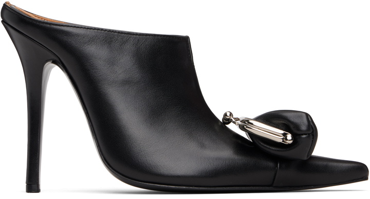 Photo: Pushbutton Black Coin Purse Pointy Heels