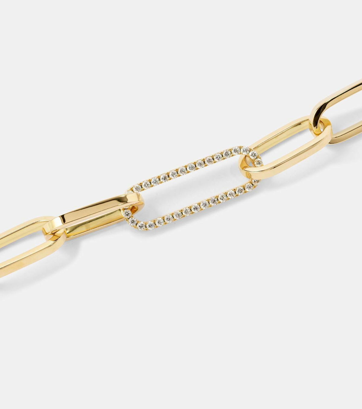 Bucherer Fine Jewellery Link 18kt gold necklace with diamonds