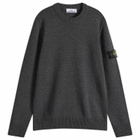 Stone Island Men's Lambswool Jumper in Lead Melange