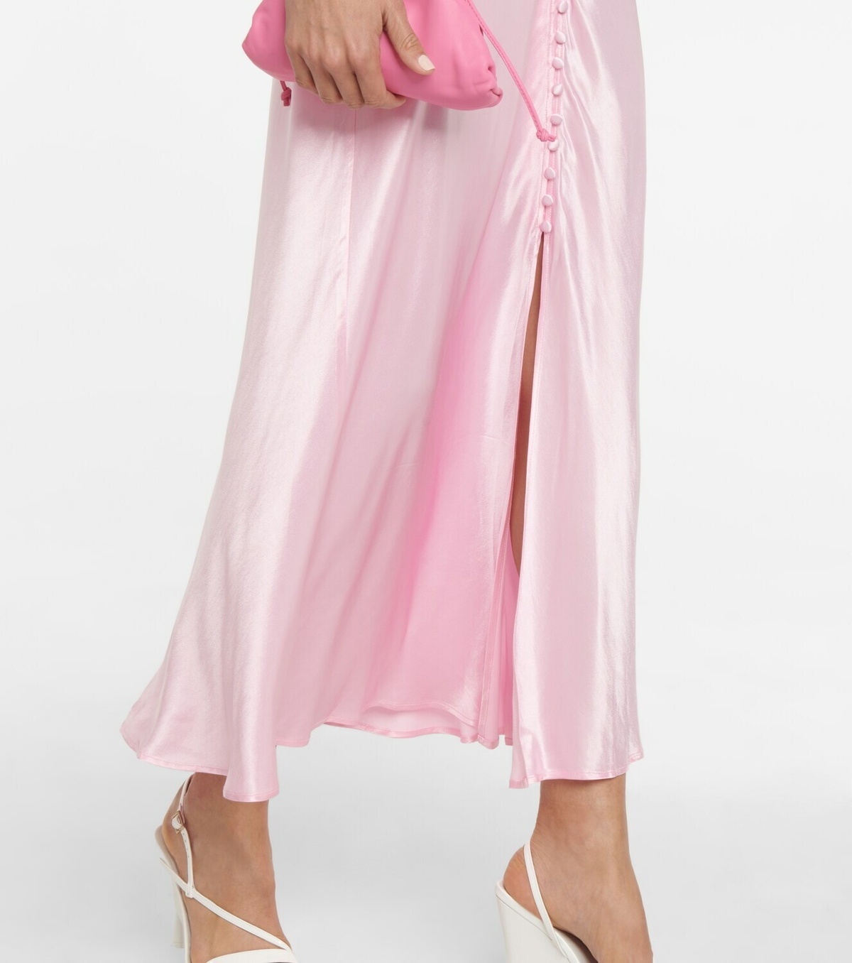 Rixo Simone lace-trimmed midi dress Rixo