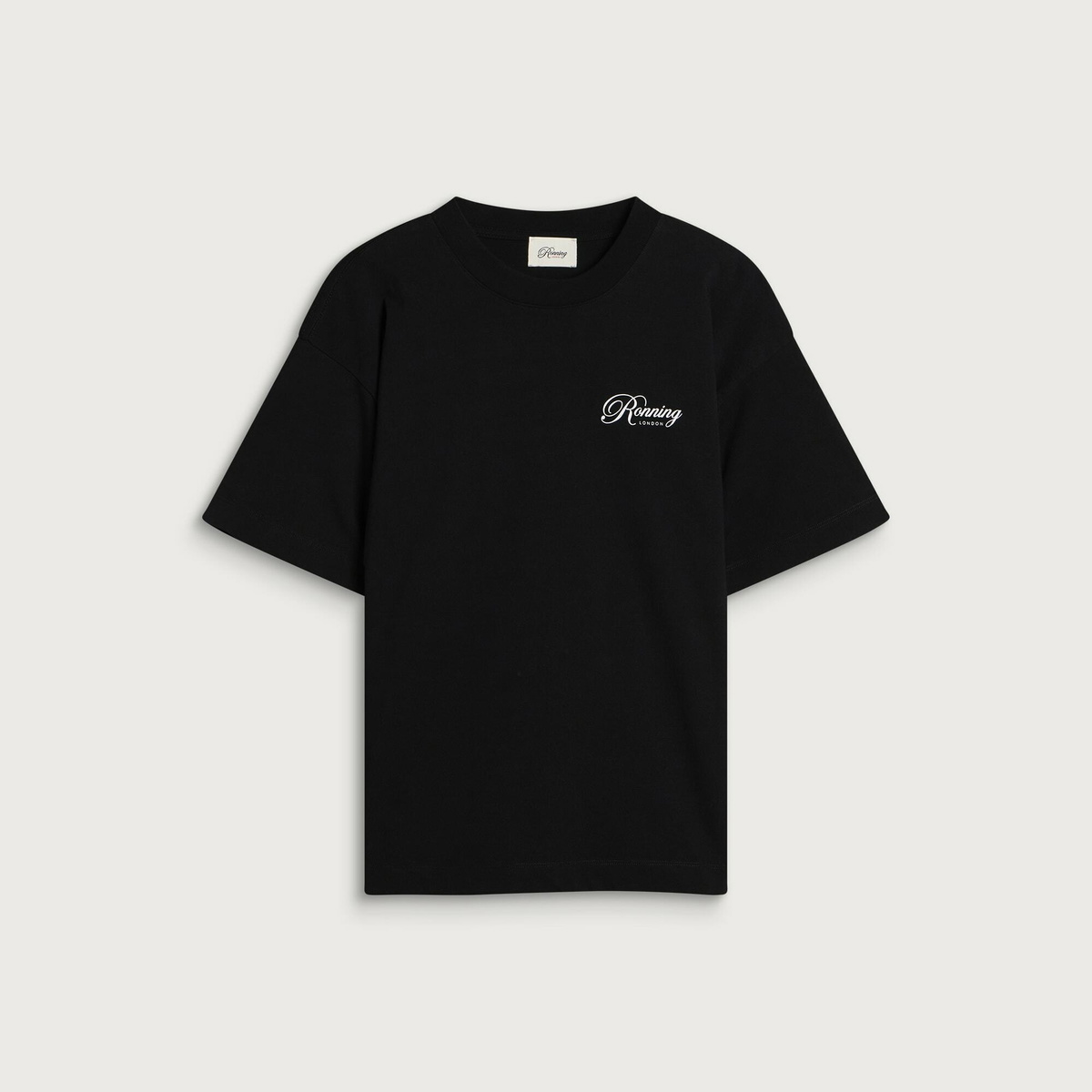 Ronning Men's Script T-Shirt in Black