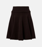 Extreme Cashmere N°379 Girl cashmere-blend miniskirt