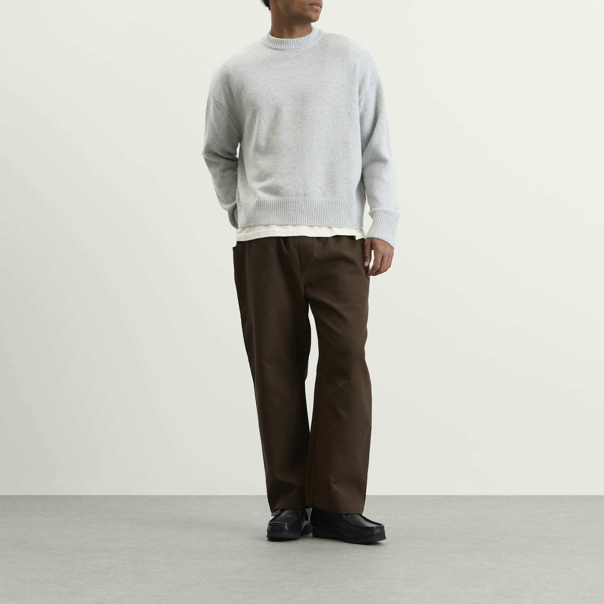 Bound Men's Relaxed William Trouser in Brown