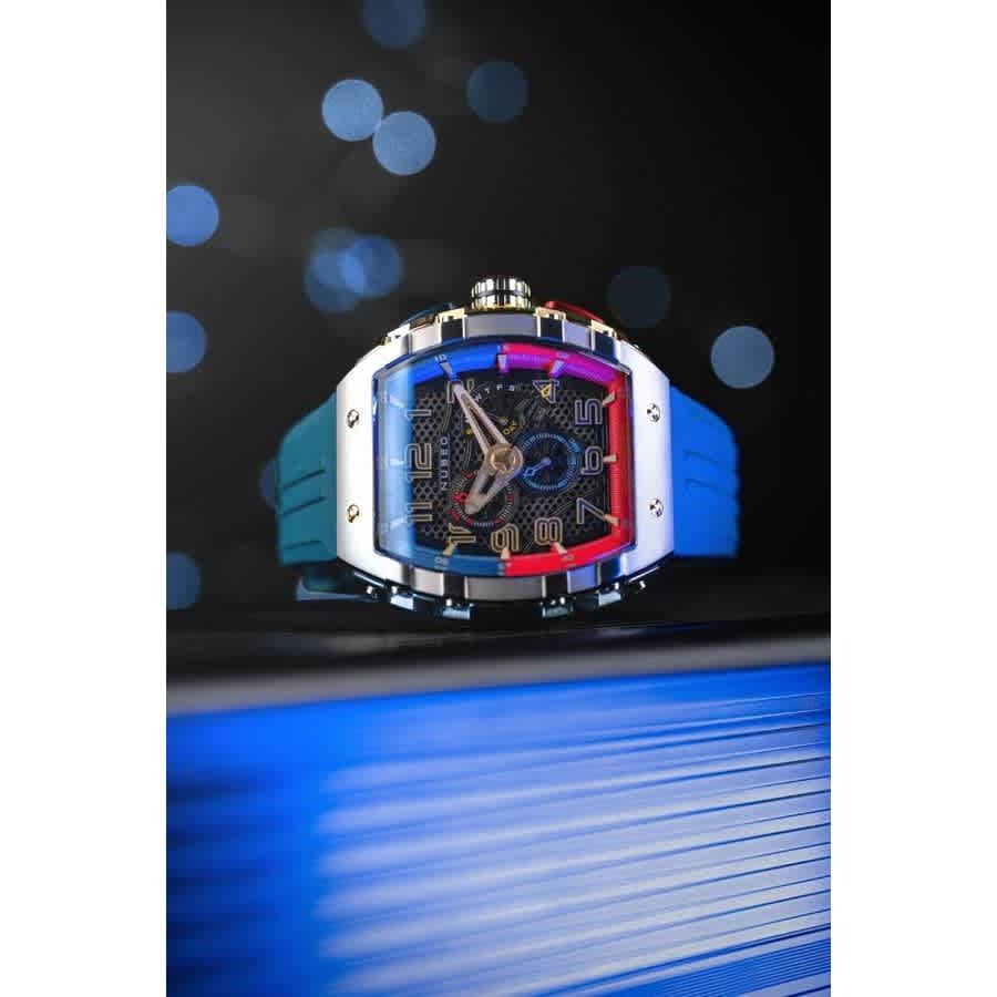 Nubeo Magellan Black Dial Mens Watch NB-6088-04
