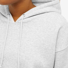 Good American Women's Brushed Fleece Crop Hoodie in Grey