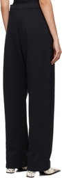 Marine Serre Black Moon Logo Fleece Sweatpants