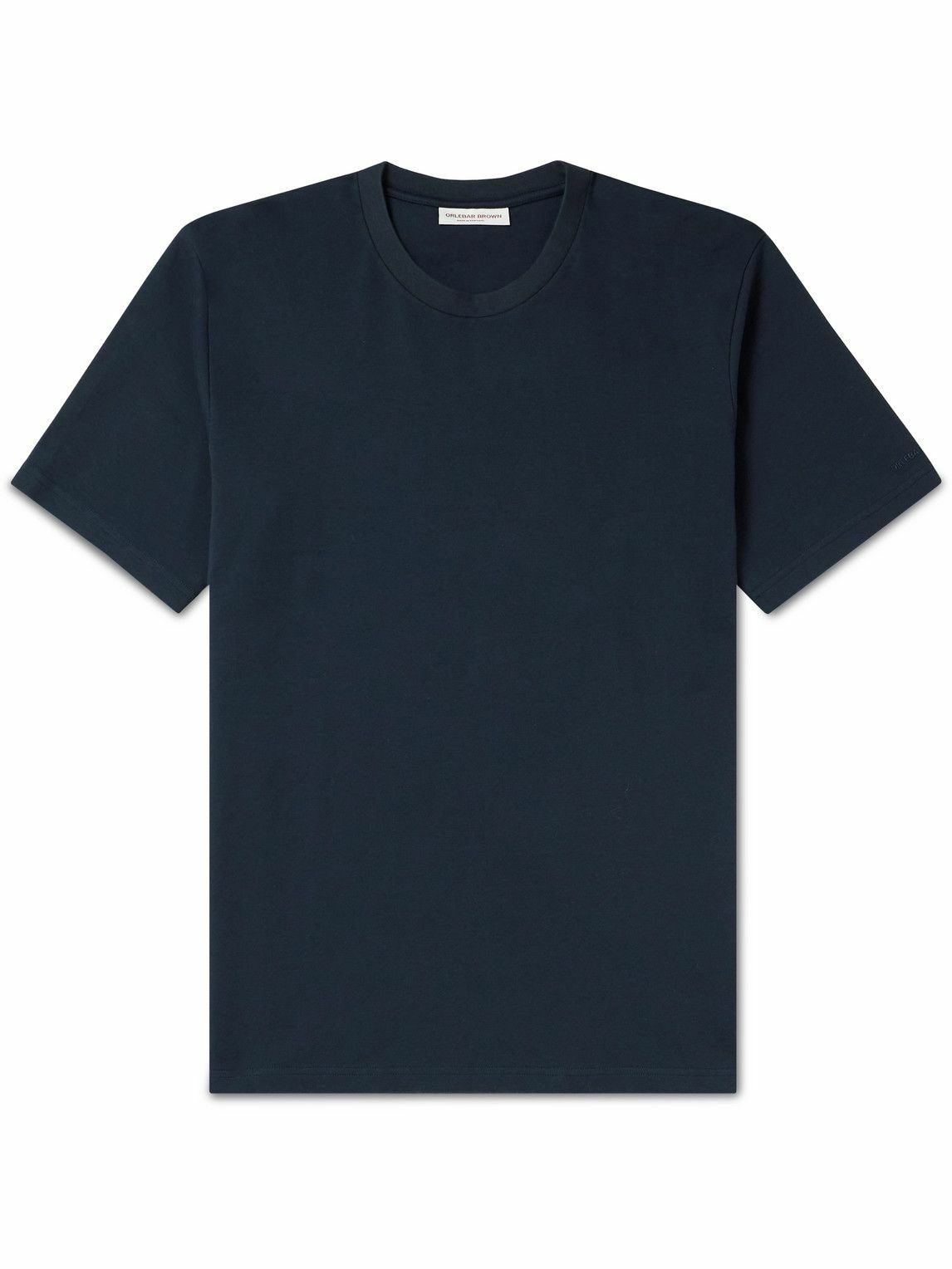 Photo: Orlebar Brown - Deckard Cotton-Jersey T-Shirt - Blue