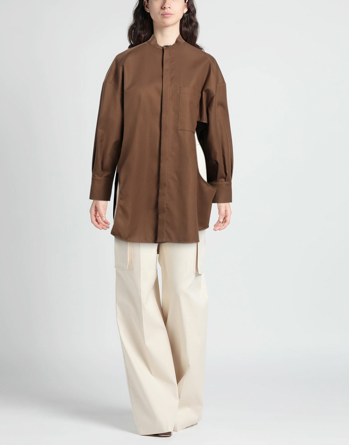 Gauchere Womens Shirt in Brown