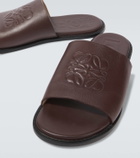 Loewe Paula's Ibiza Flex Anagram leather slides