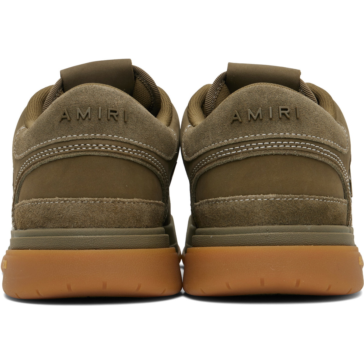 AMIRI Khaki Classic Low Sneakers