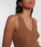 Tod's Ribbed-knit cotton tank top