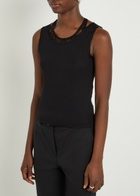Our Legacy Swim Layered-effect Cotton-blend Tank Black