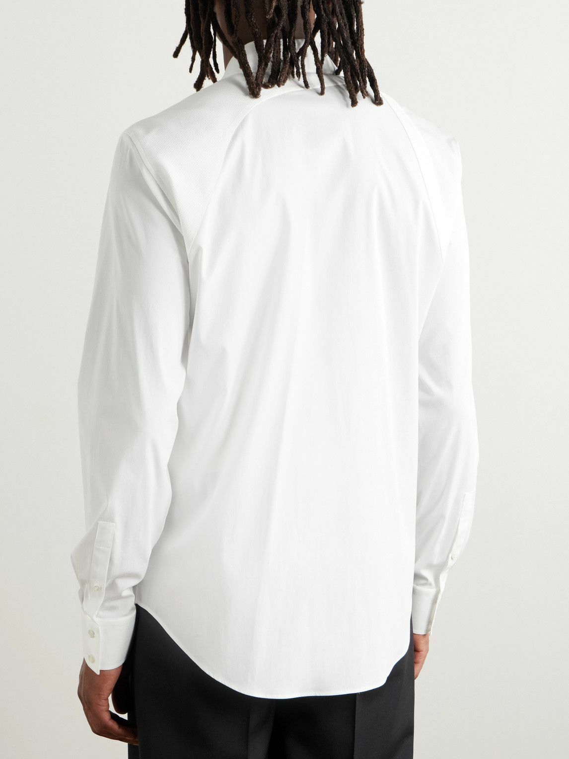 Alexander McQueen - Slim-Fit Harness-Detailed Stretch-Cotton