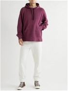 Officine Générale - Octave Pigment-Dyed Cotton and TENCEL Lyocell-Blend Jersey Hoodie - Purple