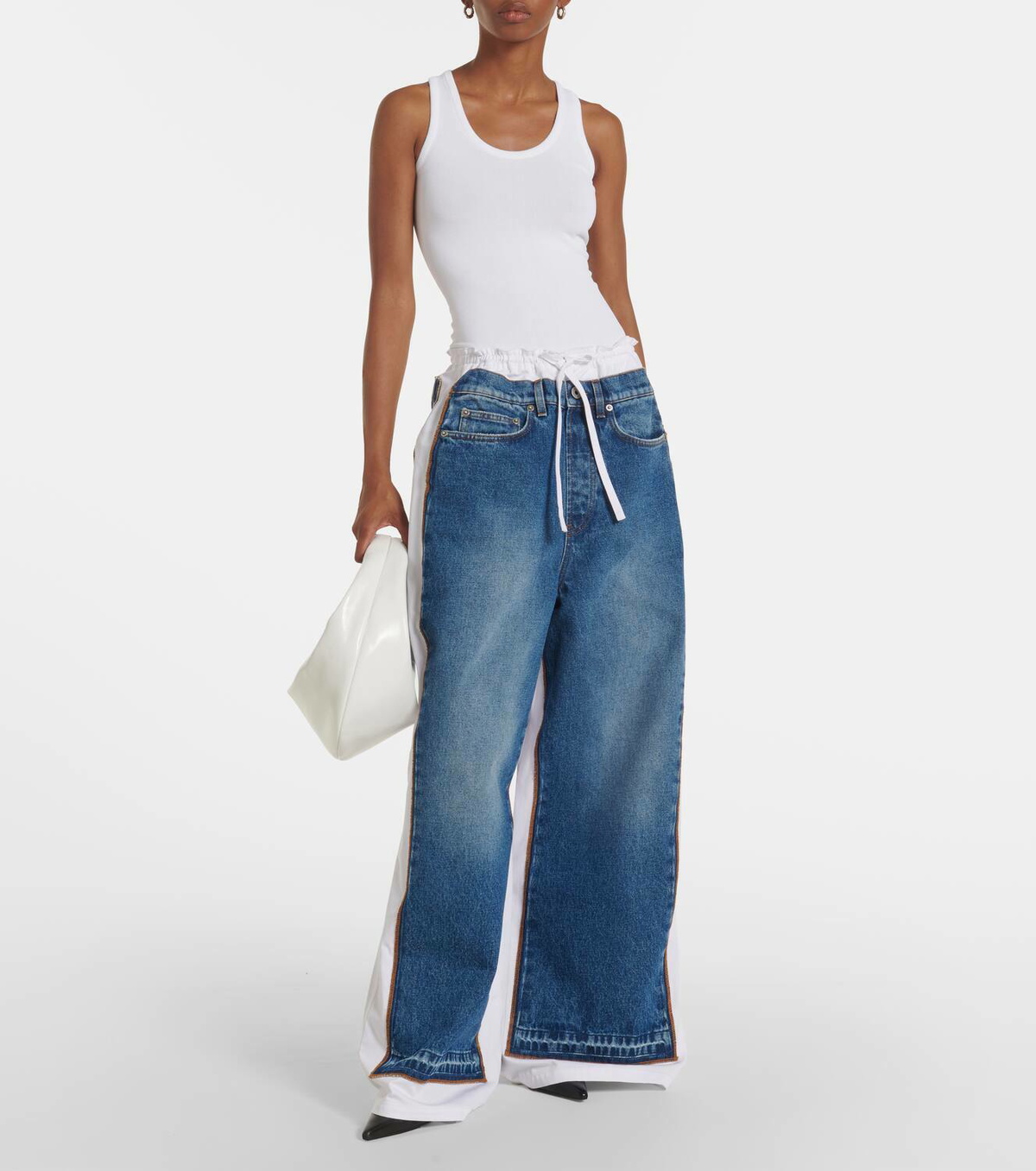デニム・ジーパン JeanPaul GAULTIER Wide jeans Jean Paul Gaultier Wide-leg jeans Jean Paul Gaultier