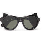 Moncler - Round-Frame Acatete Polarised Sunglasses - Black