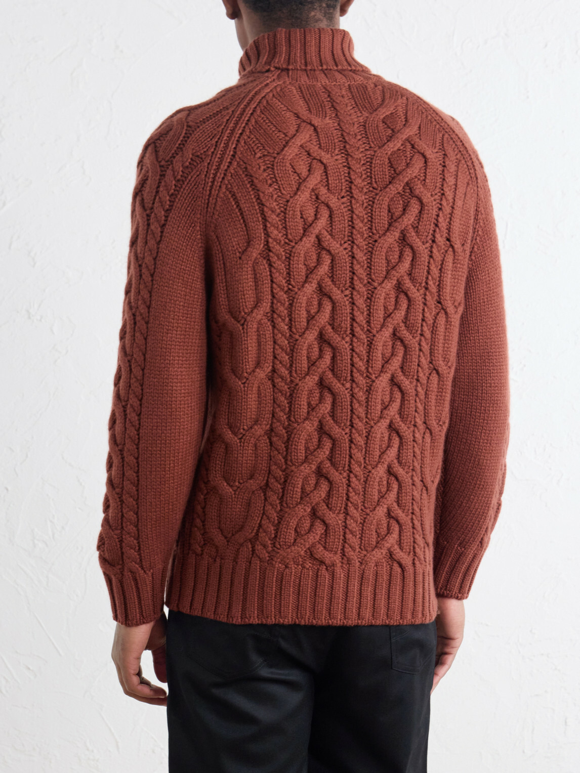 Brunello Cucinelli - Cable-Knit Cashmere Rollneck Sweater - Red