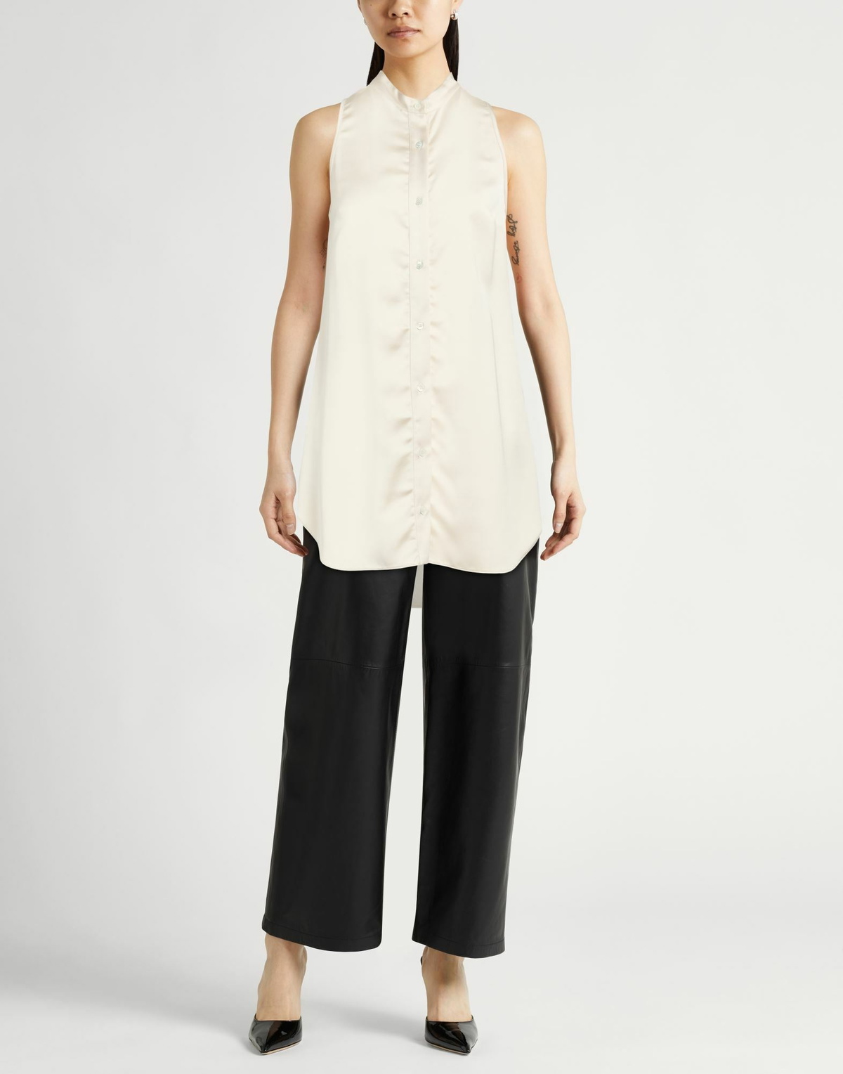 Roberto Collina Womens Shirt Ivory
