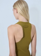 Jean Paul Gaultier Cotton Ribbed Short Dress