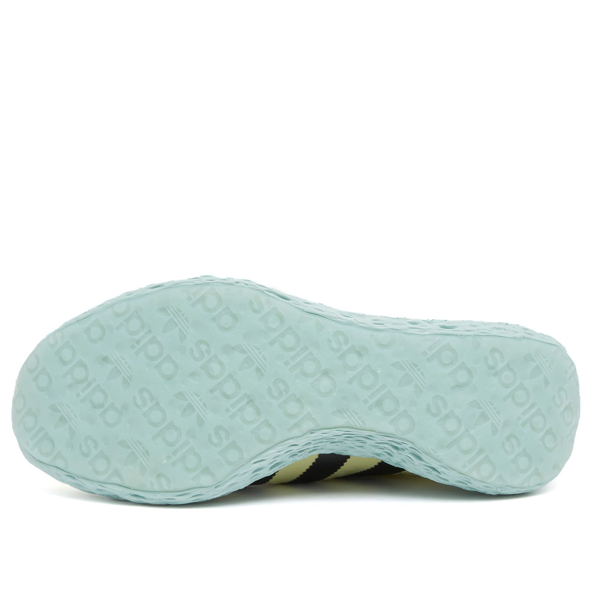 Adidas Men's Zponge Sneaker in Ice Yellow/Core Black/Focus Blue