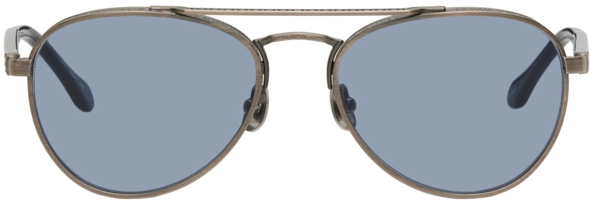 Matsuda Silver & Navy M3116 Sunglasses Matsuda