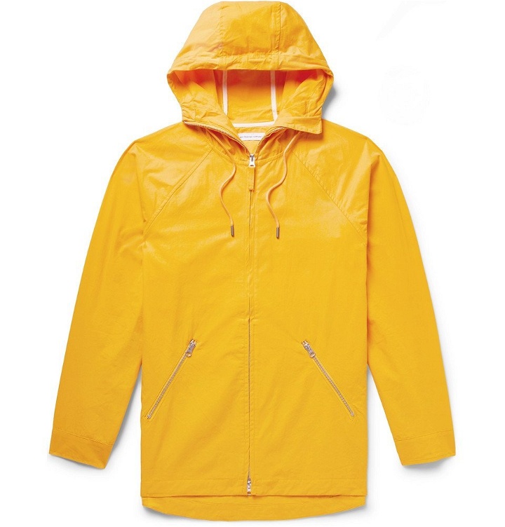 Photo: Pop Trading Company - AMS Cotton-Poplin Hooded Jacket - Men - Yellow