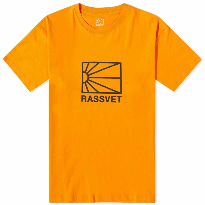Photo: PACCBET Men's Logo T-Shirt in Orange