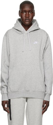 Nike Gray Sportswear Club Hoodie