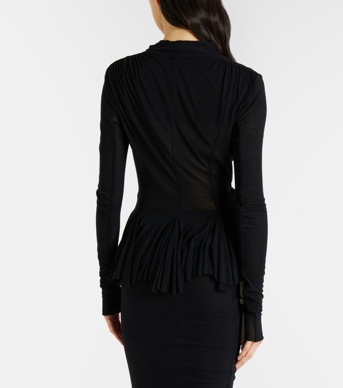 Rick Owens Bow-detail wrap cardigan