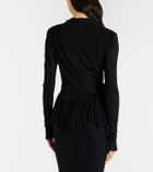 Rick Owens Bow-detail wrap cardigan
