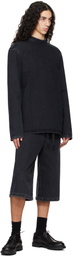 Rier Black Bermuda Denim Shorts
