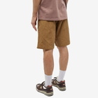 Blue Flowers Men's Bud Corduroy Short in Dark Sand