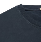 Nudie Jeans - Roy Logo-Print Organic Cotton-Jersey T-Shirt - Navy