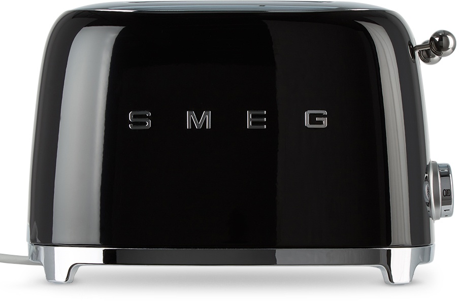  Smeg 4-Slice Toaster Black : Home & Kitchen