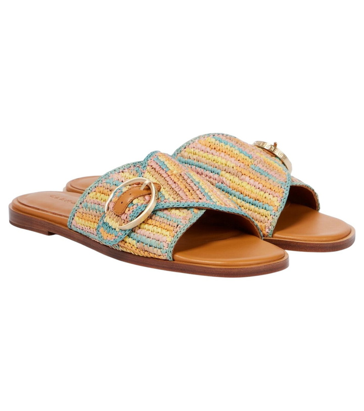 Photo: Clergerie Irme raffia slides