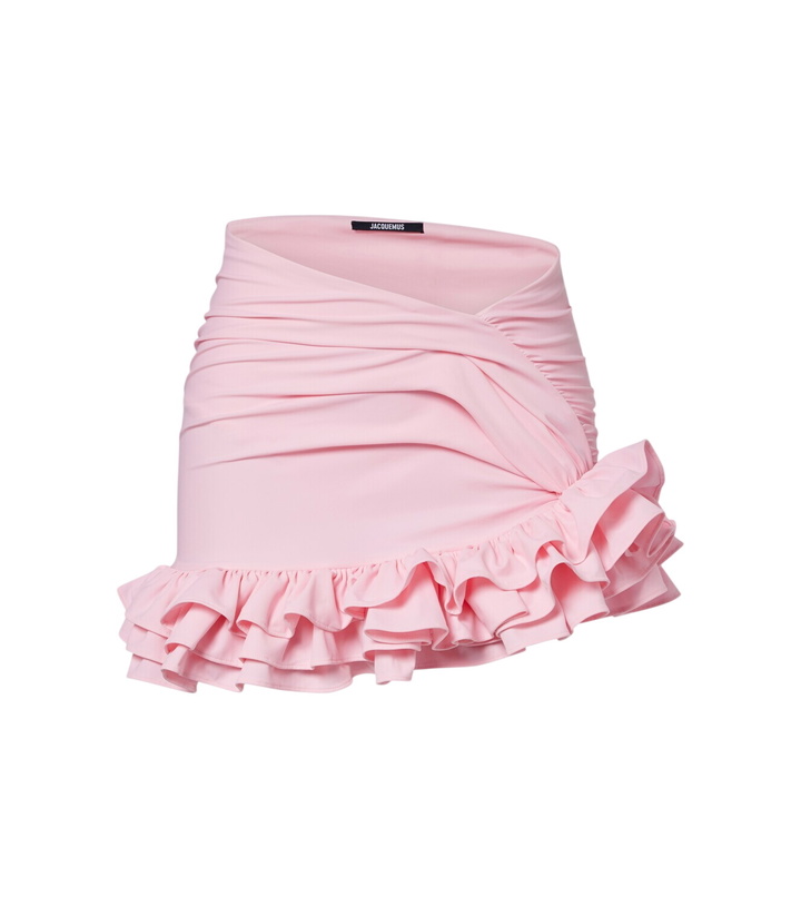 Photo: Jacquemus Playa ruffled jersey miniskirt
