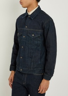 Blue Blue Panelled Denim Jacket Indigo