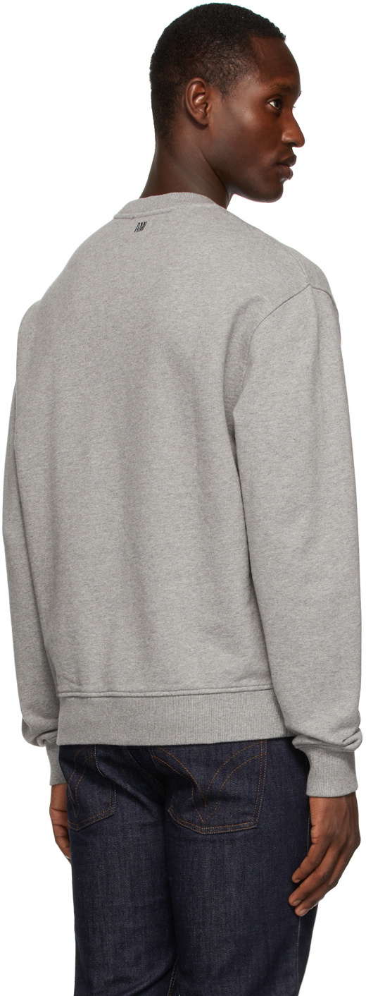 AMI Paris Grey Ami de Cœur Sweatshirt