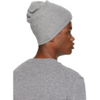 Hugo Grey Logo Plaque Beanie