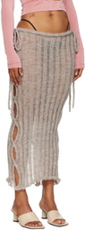 TYRELL SSENSE Exclusive Beige Maxi Skirt