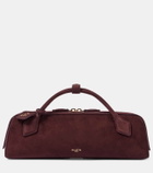 Alaïa Le Teckel suede clutch