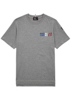 Moncler Grenoble Logo Cotton T-shirt Grey
