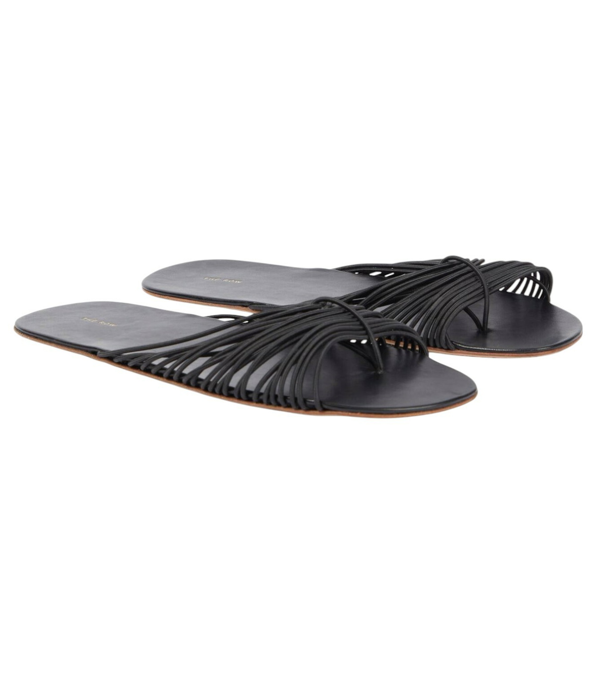 The Row Black Rubber Foam Slippers The Row