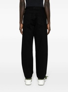NOAH NY Black Mid-Rise Straight-Leg Jeans