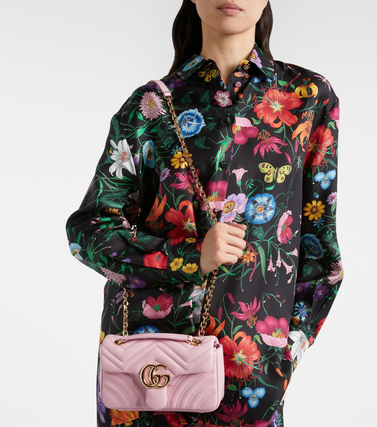 Gucci GG Marmont Small leather shoulder bag