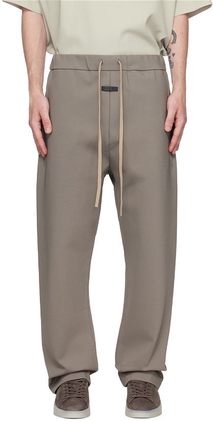 Photo: Fear of God Taupe Relaxed Trousers