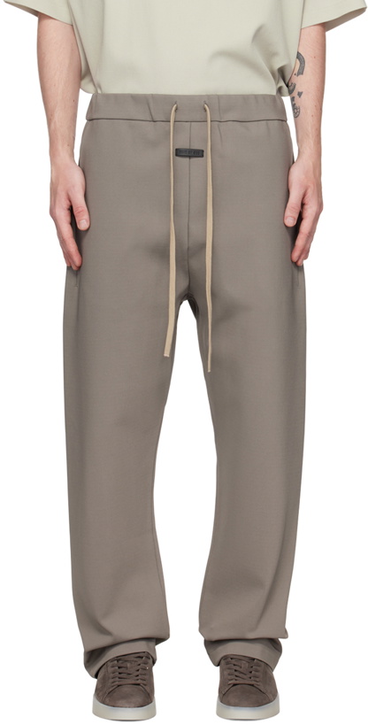 Photo: Fear of God Taupe Relaxed Trousers